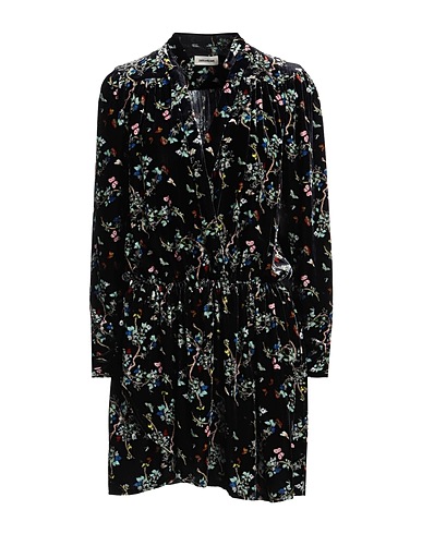 ZADIG&VOLTAIRE Short dress Black 80% Viscose, 20% Silk