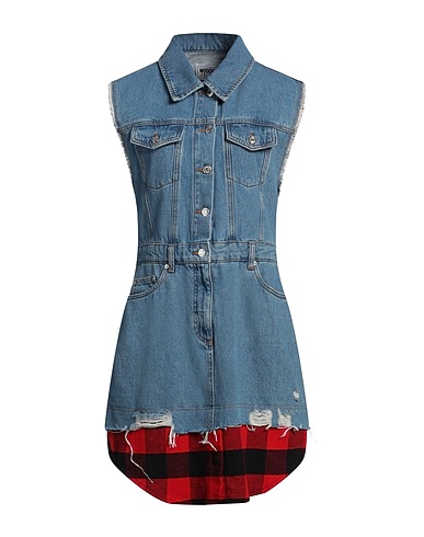 MOSCHINO JEANS Denim dress Blue 100% Cotton