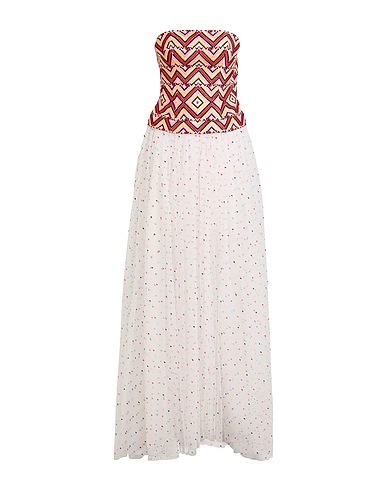 ERMANNO SCERVINO Long dress Pink 60% Polyamide, 40% Polyester, Viscose