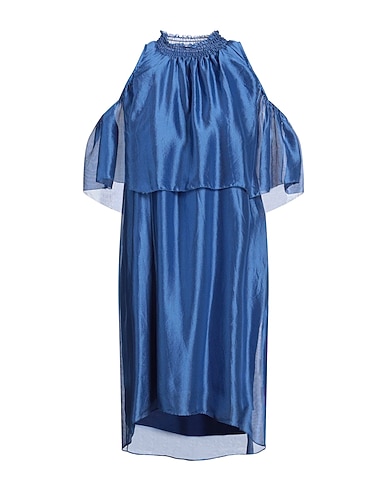 DESIGNERS REMIX Short dress Blue 100% Silk