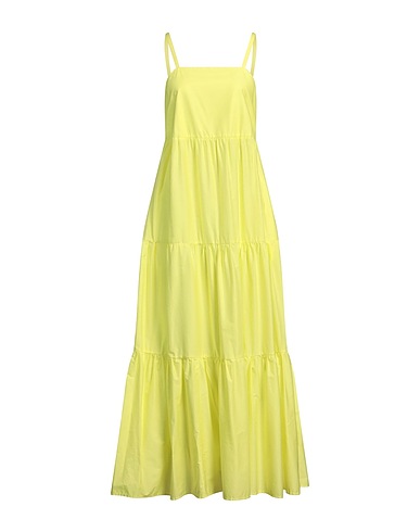ALESSIA SANTI Long dress Yellow 100% Cotton