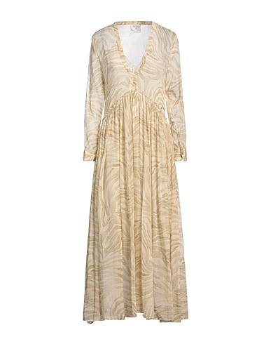 FORTE_FORTE Midi dress Ivory 100% Cupro