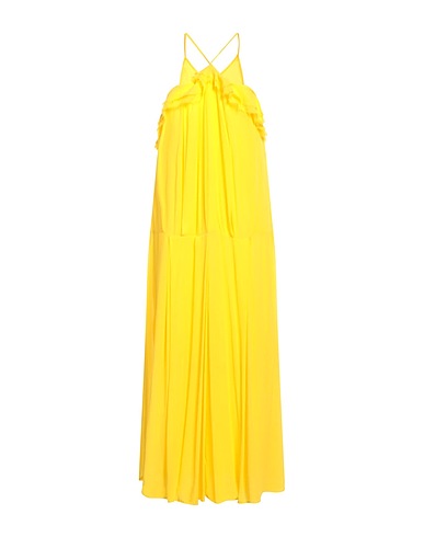 8PM Midi dress Yellow 100% Viscose