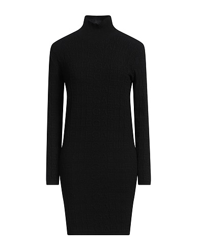 GAëLLE Paris Sheath dress Black 50% Viscose, 28% Polyester, 20% Polyamide, 2% Elastane