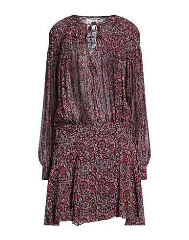 MARANT ÉTOILE Short dress Chocolate brown 100% Viscose