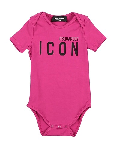 DSQUARED2 Baby bodysuit Fuchsia 95% Cotton, 5% Elastane
