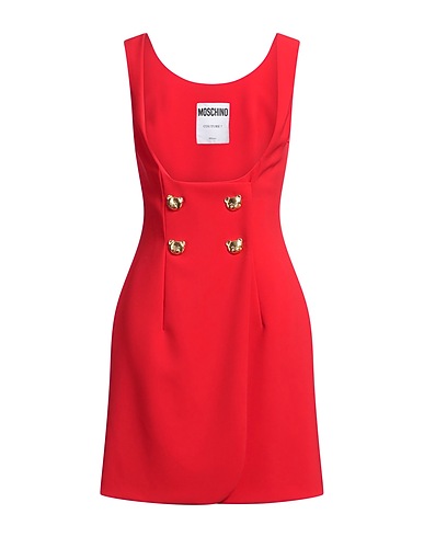 MOSCHINO Sheath dress Red 100% Polyester