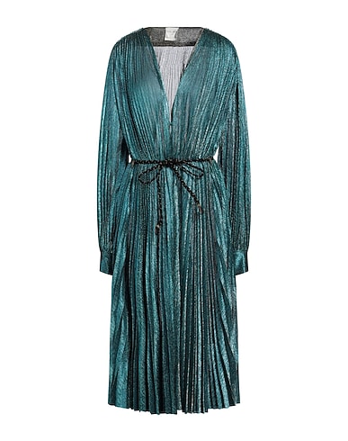 FORTE_FORTE Midi dress Turquoise 100% Polyester