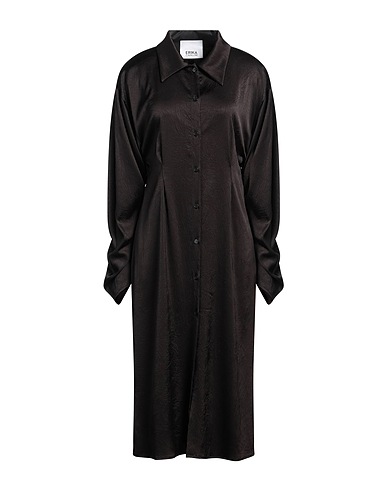 ERIKA CAVALLINI Midi dress Black 86% Triacetate, 14% Polyester