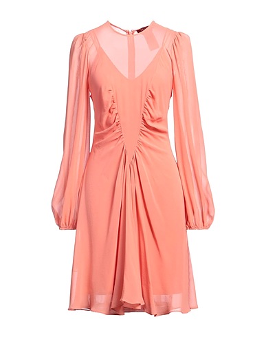 MAX MARA STUDIO Короткое платье Коралловый 100% Шелк