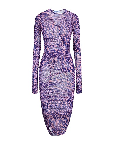 MUGLER Long dress 94% Polyamide, 6% Elastane