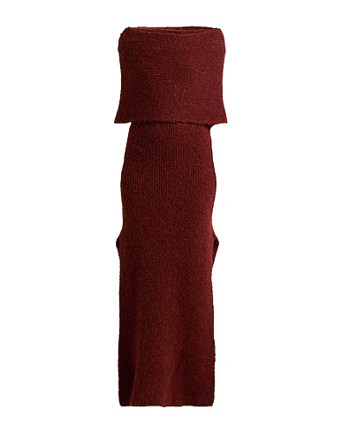 ERIKA CAVALLINI Knit dress Brown 41% Alpaca wool, 41% Mohair wool, 16% Polyamide, 2% Elastane