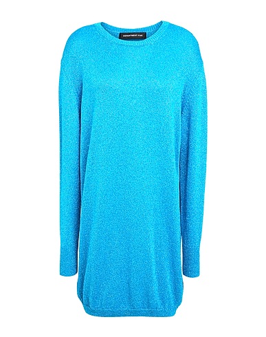 DEPARTMENT 5 Short dress Turquoise 80% Viscose, 20% Other Fibres