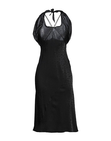 KIKO KOSTADINOV Midi dress Black 59% Viscose, 41% Silk