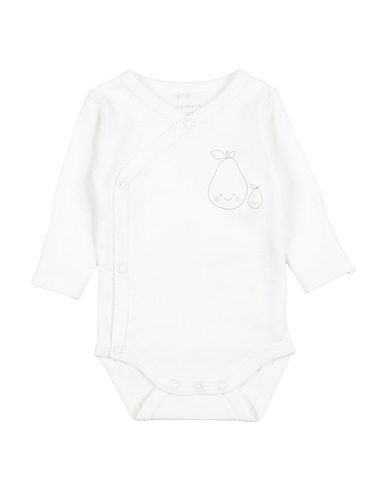 NAME IT® Baby bodysuit White 100% Cotton