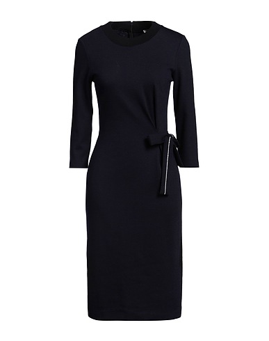 PESERICO Midi dress Midnight blue 50% Virgin Wool, 48% Cotton, 2% Polyamide