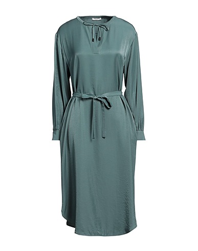 PESERICO Midi dress Dark green 61% Viscose, 39% Polyester