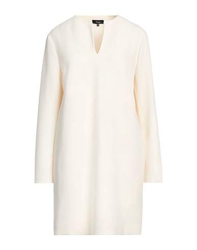THEORY Short dress Cream 70% Triacetate, 30% Polyester