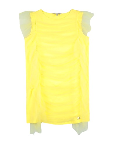TWINSET Vestito Giallo 95% Cotone, 5% Elastan, Poliestere