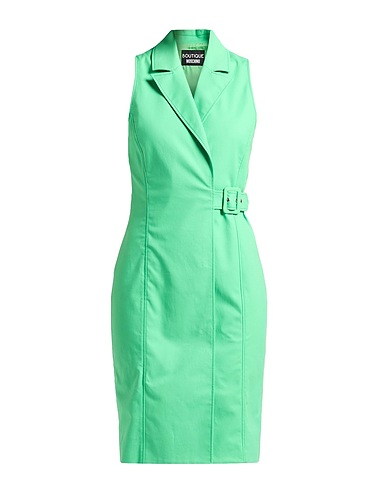 BOUTIQUE MOSCHINO Blazerkleid Grün 96% Baumwolle, 4% Elastan