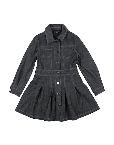 EMPORIO ARMANI Denim dress BLU 64% Polyester, 31% Viscose, 5% Elastane
