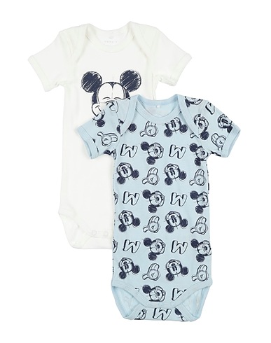 NAME IT® Baby bodysuit Sky blue 100% Cotton
