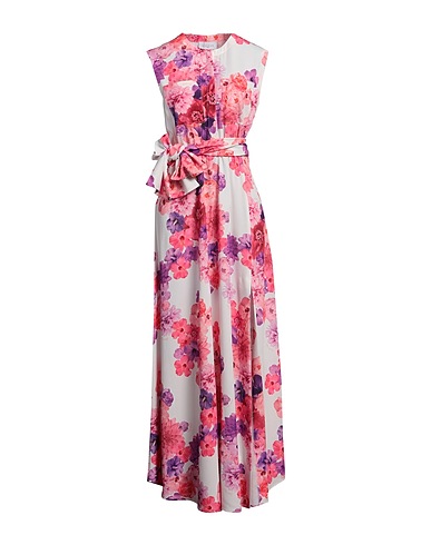 GAëLLE Paris Long dress Pink 98% Cotton, 2% Elastane