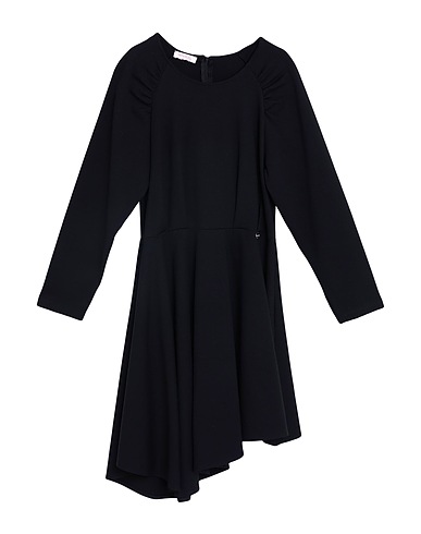 IMPERIAL Dress Black 60% Viscose, 35% Polyamide, 5% Elastane