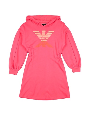 EMPORIO ARMANI Dress Coral 68% Cotton, 32% Modal