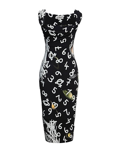 VIVIENNE WESTWOOD Midi dress Black 100% Viscose