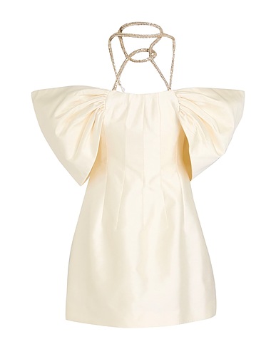 RACHEL GILBERT Short dress Ivory 52% Wool, 48% Silk