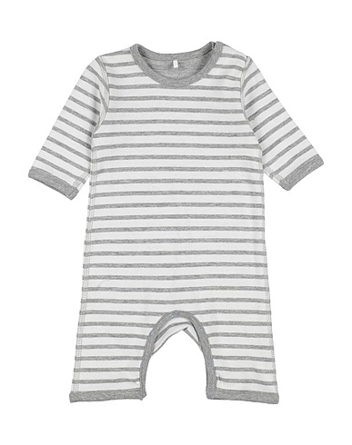 NAME IT® Baby jumpsuit  Grey 77% Cotton, 14% Polyester, 9% Viscose