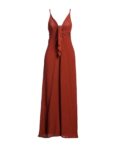 FAITHFULL Kleid für besondere Anlässe Braun 55% Leinen, 45% Rayon