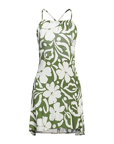 FAITHFULL Short dress Military green 100% Rayon