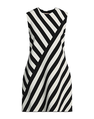 GUCCI Short dress Black 52% Wool, 48% Cotton