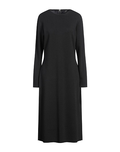 FABIANA FILIPPI Vestito in Maglia Nero 100% Lana Merino, Ecobrass