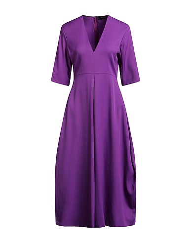 FABIANA FILIPPI Midi dress Purple 100% Virgin Wool