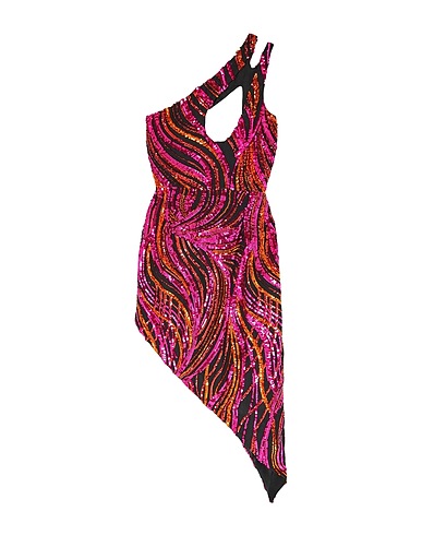 HALPERN Sequin dress Fuchsia 100% Polyester