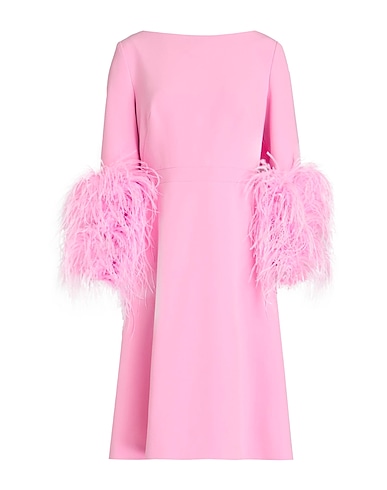 HUISHAN ZHANG Short dress 81% Recycled polyester, 13% Viscose, 6% Elastane, Ostrich feathers