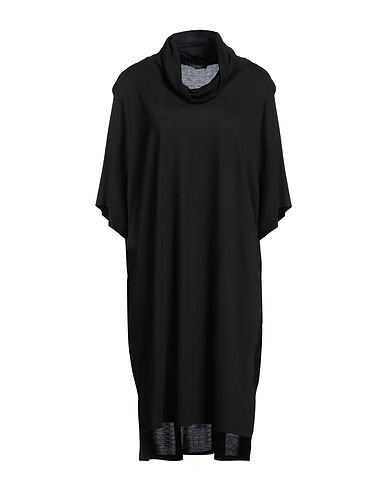 ALESSIA SANTI Short dress Black 85% Viscose, 15% Wool