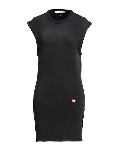 ALEXANDERWANG.T Short dress Charcoal 100% Cotton, Elastane