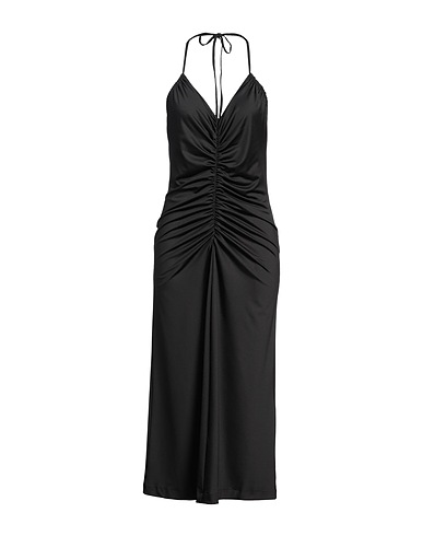 GAëLLE Paris Midi dress Black 90% Polyester, 10% Elastane