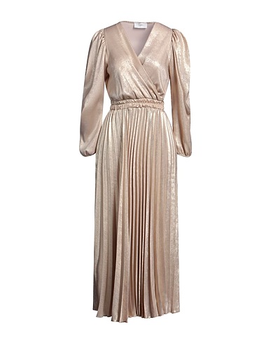 SOALLURE Midi dress Light brown 100% Polyester