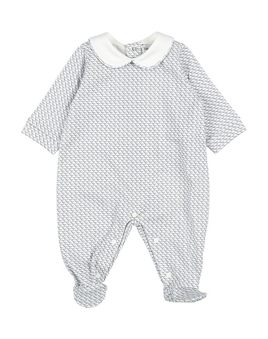 EMPORIO ARMANI Tutina Baby  Blu 100% Cotone