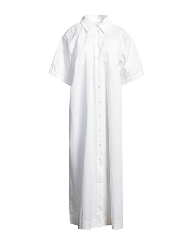 REMAIN BIRGER CHRISTENSEN Midi dress White 100% Organic cotton