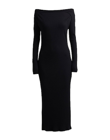 FAÇON JACMIN Sheath dress NERO 47% Cotton, 46% Lycra®, 7% Elastane