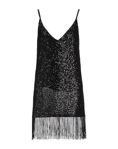 IN THE MOOD FOR LOVE Short dress Black 100% Polyester