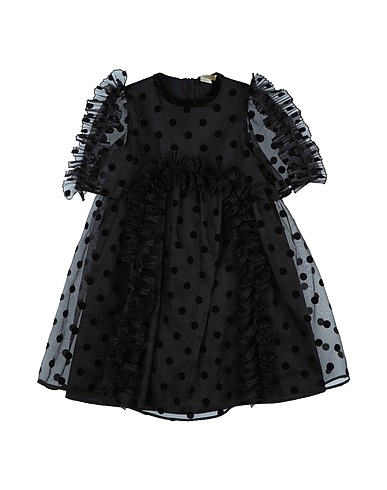 STELLA McCARTNEY KIDS エレガントドレス ブラック シルク 100%