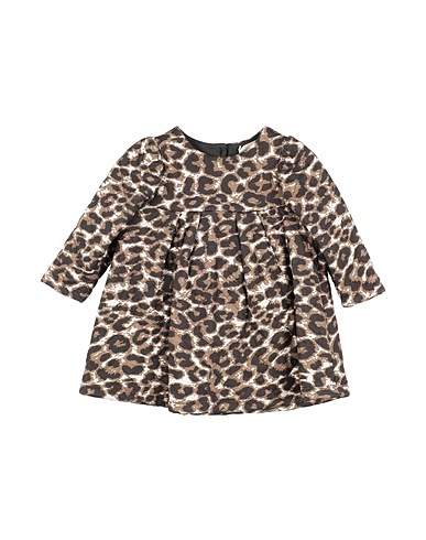 DOUUOD Vestido para bebé  Khaki 100% Cotton