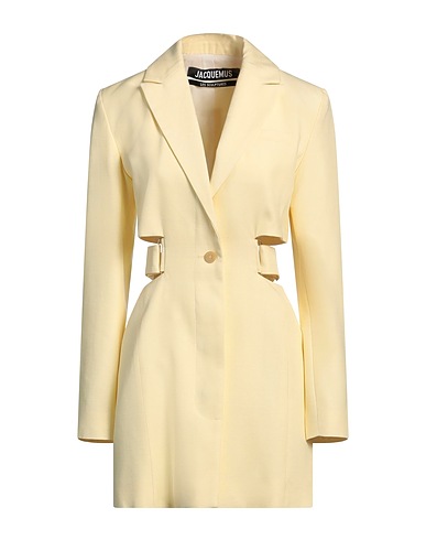 JACQUEMUS Blazer dress Yellow 100% Viscose